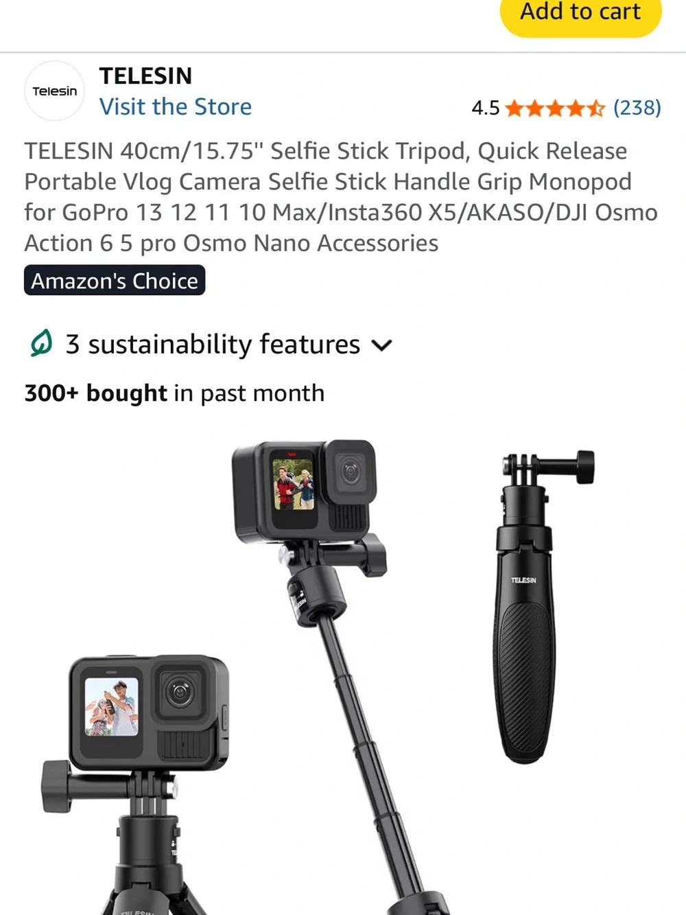 Black Action Camera for Underwater Photography